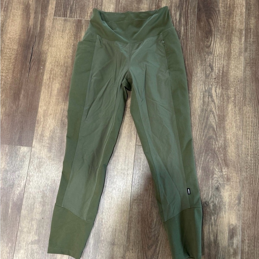 REI Olive Green Performance Leggings